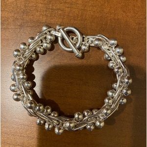 Silpada Sterling Silver beaded bracelet